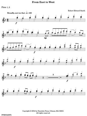 From East to West - Orchestral Parts