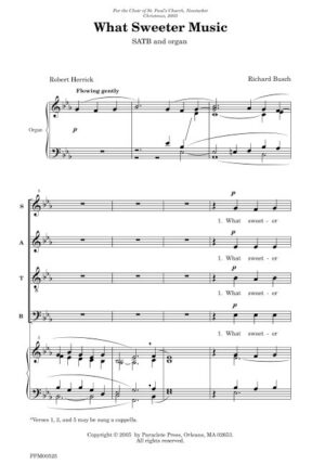 What Sweeter Music