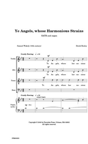 Ye Angels, Whose Harmonious Strains