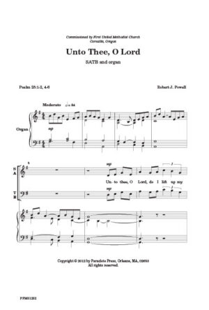 Unto Thee, O Lord