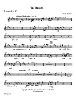 Te Deum - Instrumental Parts