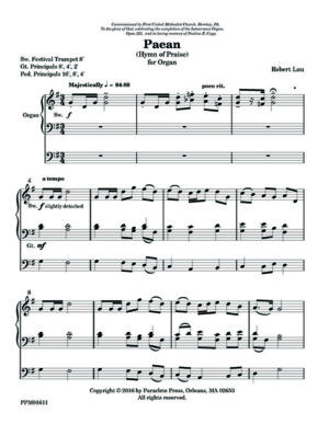 Paean (Hymn of Praise)