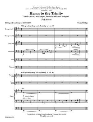 Hymn to the Trinity - Full Score