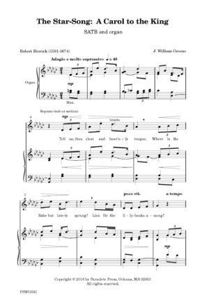 The Star-Song: A Carol to the King