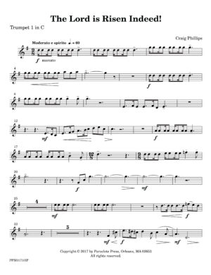 The Lord is Risen Indeed! – Instrumental Parts