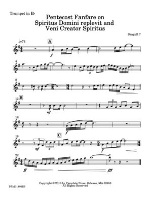 Pentecost Fanfare - Brass and Timpani Parts