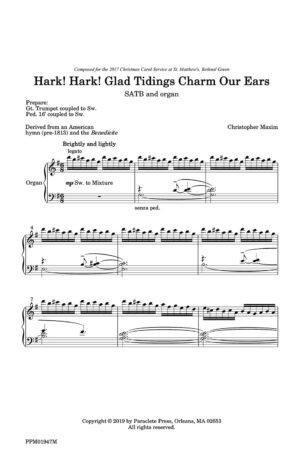 Hark! Hark! Glad Tidings Charm Our Ears