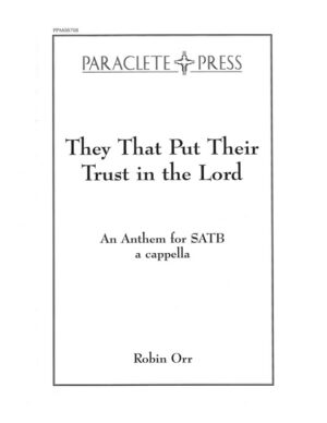 They That Put Their Trust in the Lord