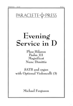 Evening Service in D - String Parts