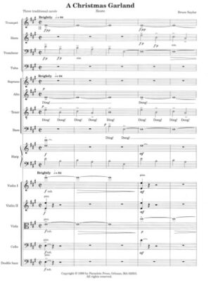 A Christmas Garland- SATB - Full Score