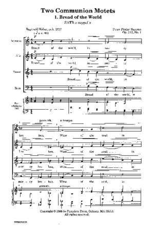 Two Communion Motets - I.  Bread of the World