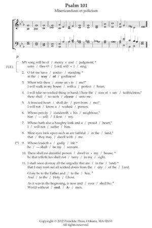 Psalm 101