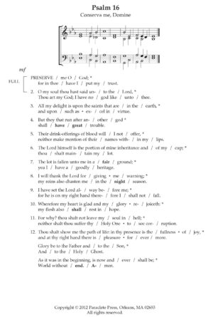 Psalm 16