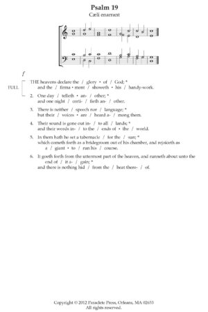 Psalm 19