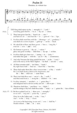 Psalm 21
