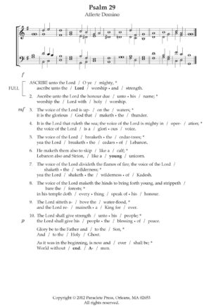 Psalm 29