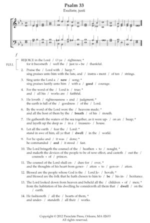 Psalm 33
