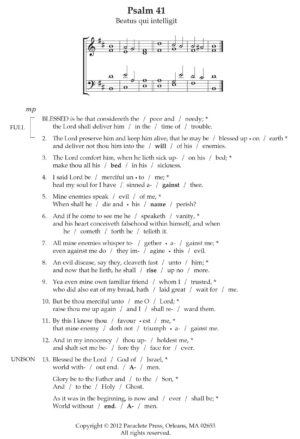 Psalm 41