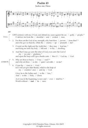 Psalm 43