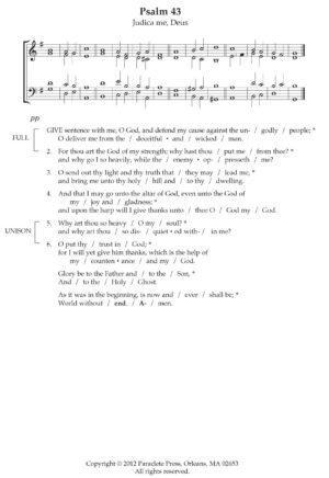 Psalm 43