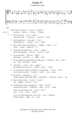 Psalm 75