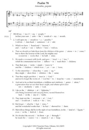 Psalm 78