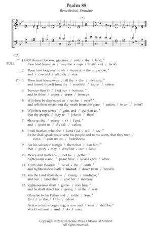 Psalm 85
