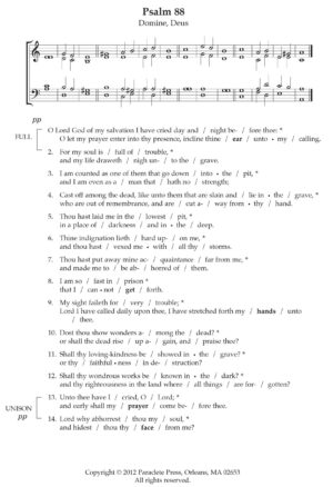 Psalm 88