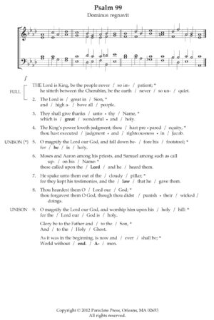Psalm 99