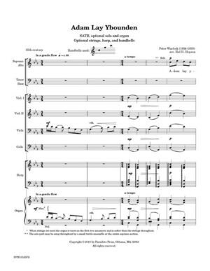 Adam Lay Ybounden- Full Score
