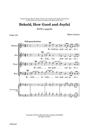 Behold, How Good and Joyful