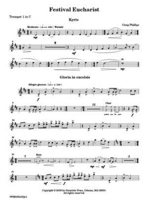 Festival Eucharist - Brass Parts