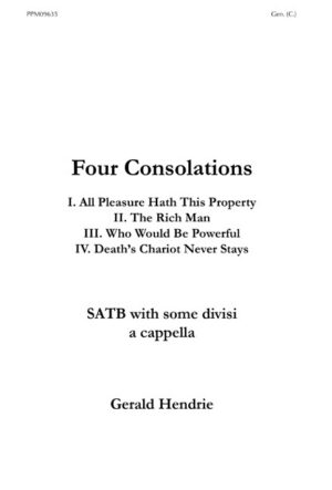 Four Consolations All Pleasure Hath This Property The Rich Man