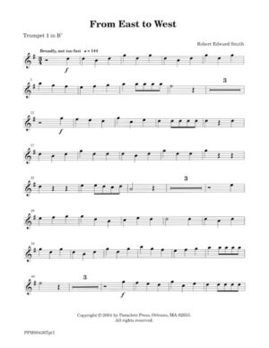 From East to West - Trumpet Parts