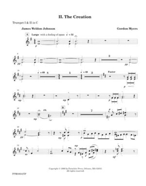 God's Trombones (Seven Negro Sermons in Verse) - Brass Parts