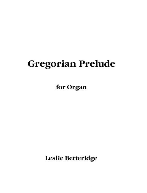 gregorian-prelude