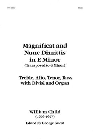 Magnificat and Nunc Dimittis in E Minor