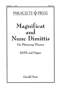 Magnificat And Nunc Dimittis On Plainsong Theme - Paraclete Press ...