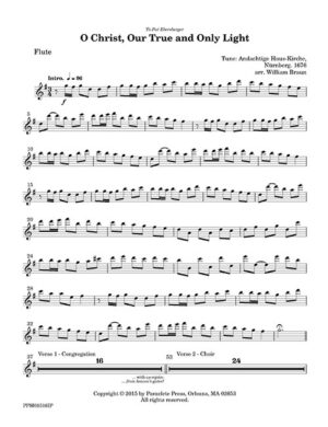 O Christ, Our True and Only Light- Instrumental Parts