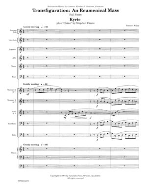 Transfiguration: An Ecumenical Mass - Full Score